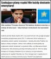 Żeby nie było... będzie jednorazowa wypłata