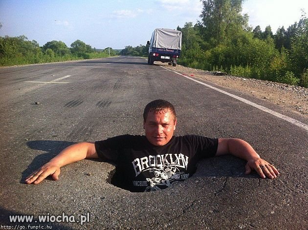 A my narzekamy na polskie drogi 