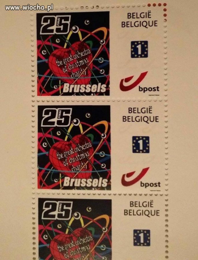 Belgijska Poczta wydała znaczek okolicznościowy
