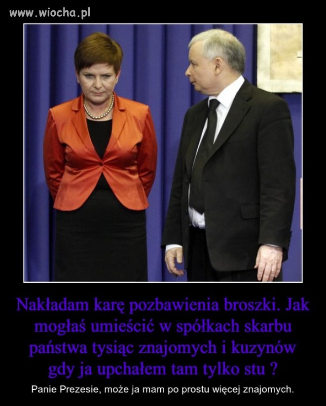 Pamiętaj, nigdy nie wychodź przed prezesa ...