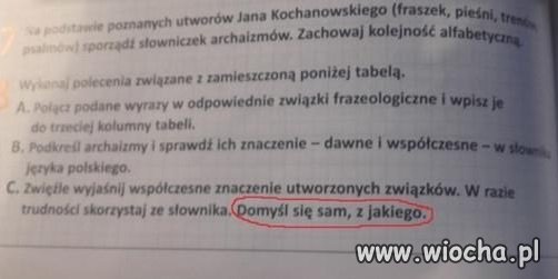 Kiedy podręcznik zachowuje się jak kobieta