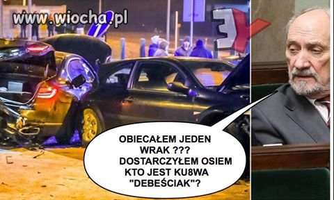 Antoś jeździ rosomakiem bezpiecznie 