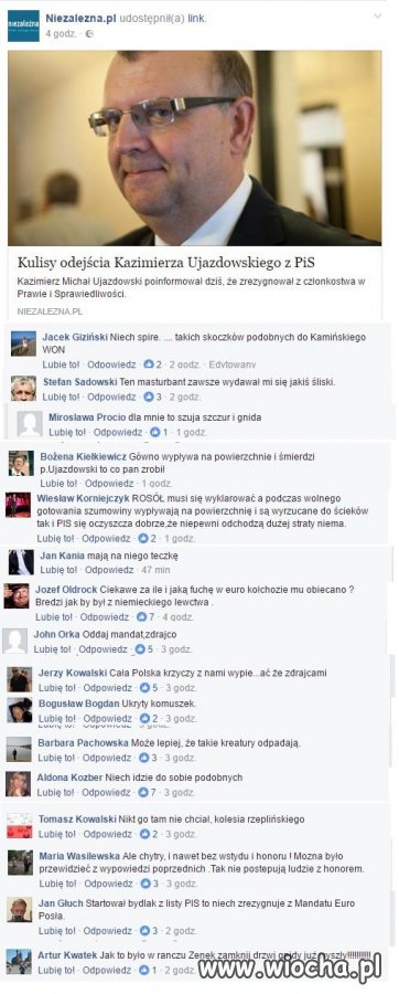 No to się zaczęło opluwanie 