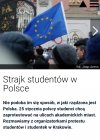 Strajk studentów w Polsce