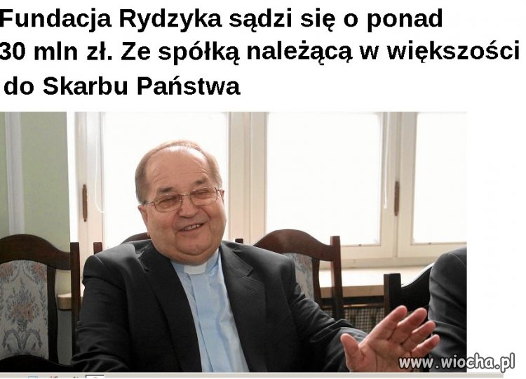 Rydzyk wyciąga ręce po więcej...