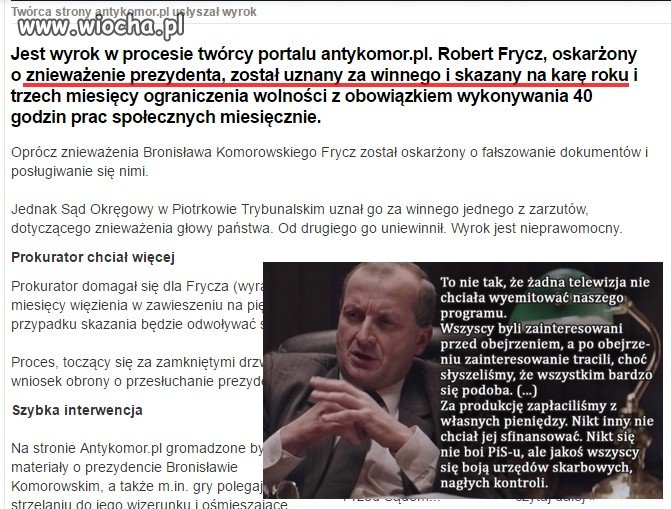 Górski: Nie chcą wyemitować naszego serialu...