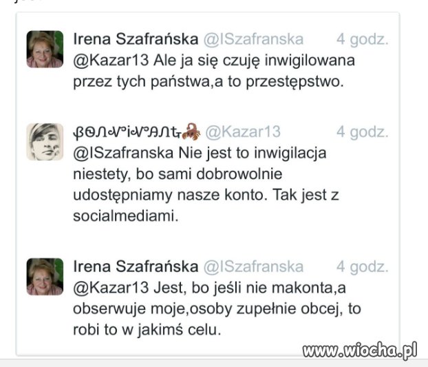 Znana blogerka pisowska