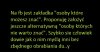 Taka mała propozycja