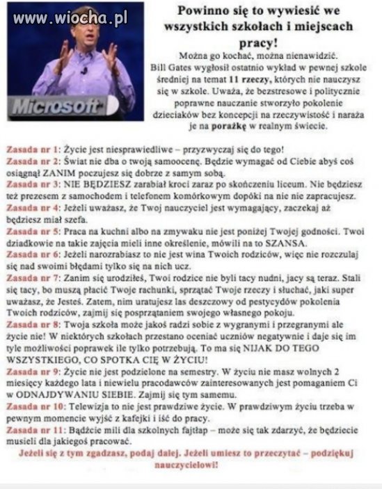 Świat wg. Billa Gatesa