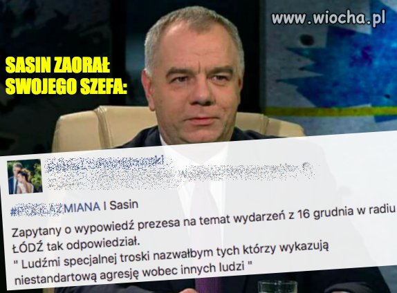Sasin jest lepszy niż