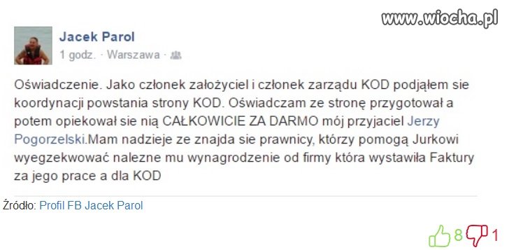 Czyli Kijowski wystawiał lewe faktury
