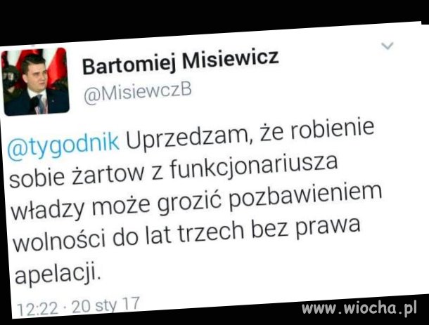 Misiewicz uprzedza, że