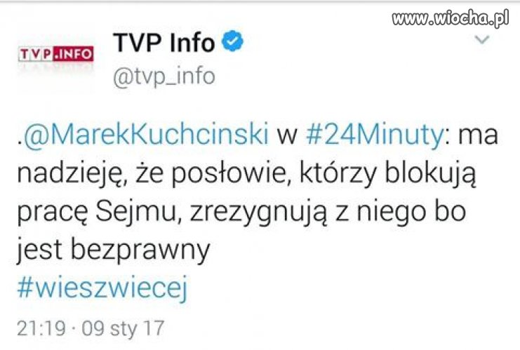 Tymczasem na stronie TVP