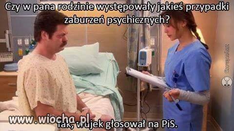 Wujek głosował na PIS
