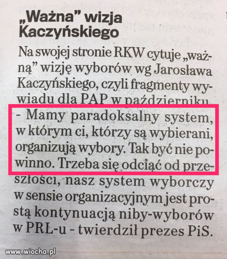 Punkt widzenia zleży od punktu siedzenia