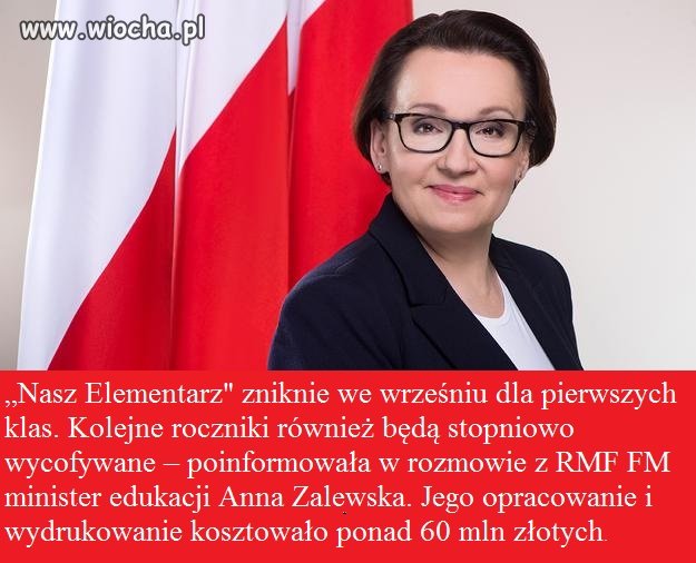 Nasz Elementarz wprowadza niepotrzebny chaos