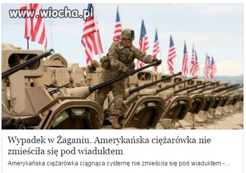 Oj jankesi nie mogą się zaaklimatyzować.