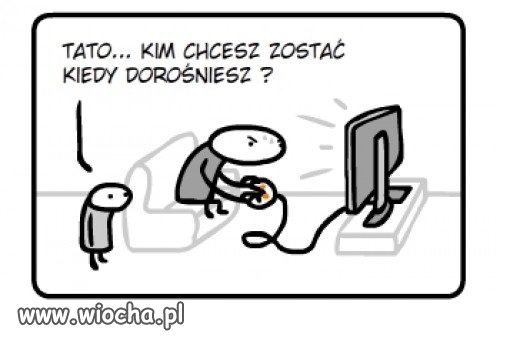 Tata bardzo zajęty