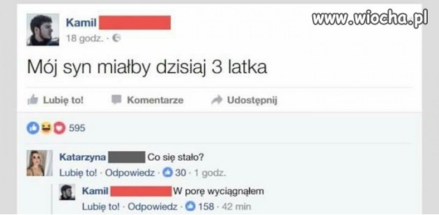 Miałby trzy latka