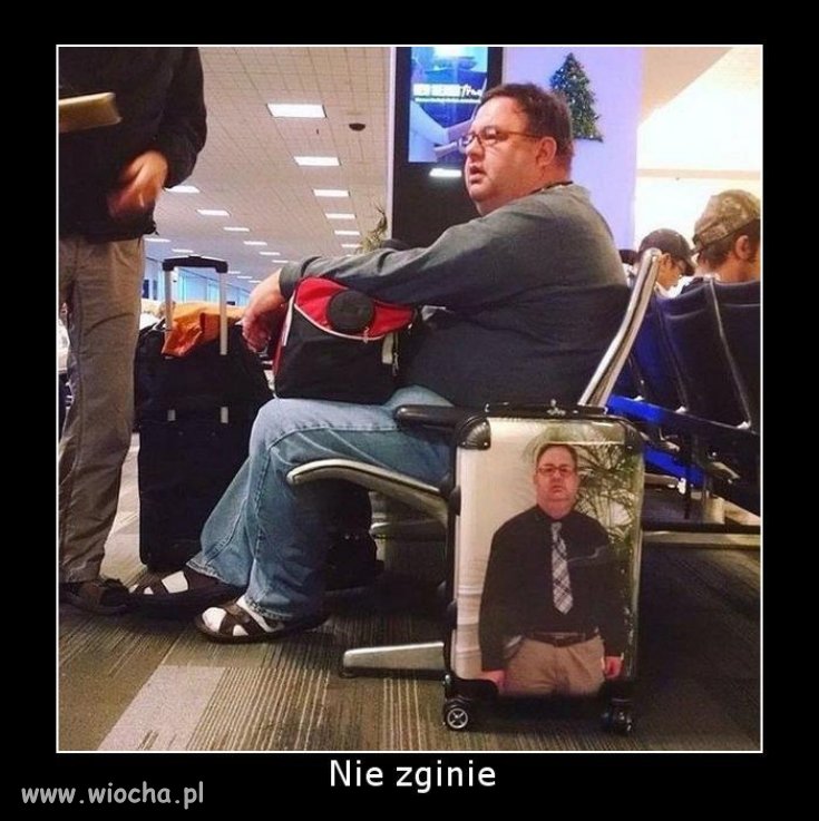 No i 100% pewności, że walizka nie zginie.