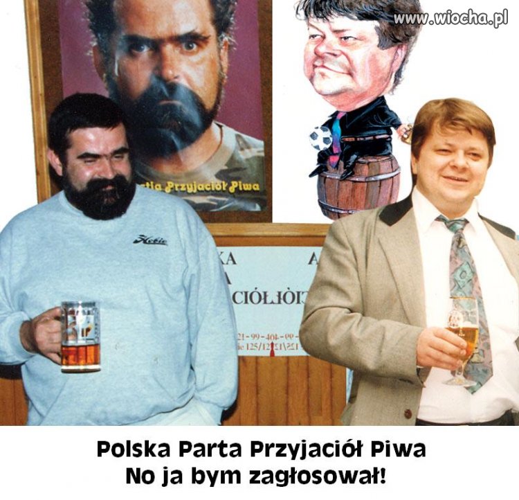 Może partia była zakpieniem z polityki, ale 