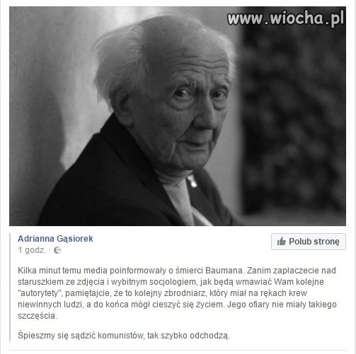 O zmarłych nie powinno źle pisać ale  ...