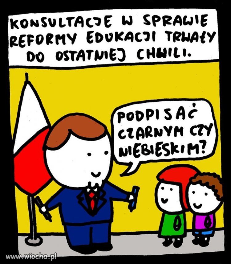 Dlaczego tak późno podpisał?