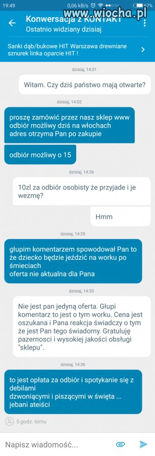 Profesjonalny sklep na OLX (piątek - trzech króli)