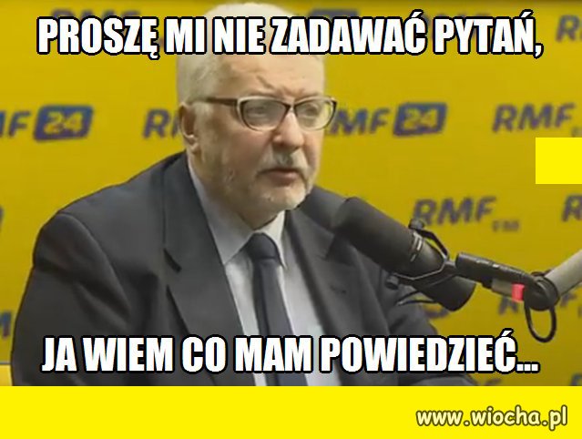 No wiem ... albo ... nie wiem