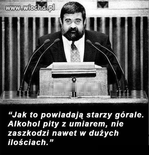 Alkohol pity z umiarem...