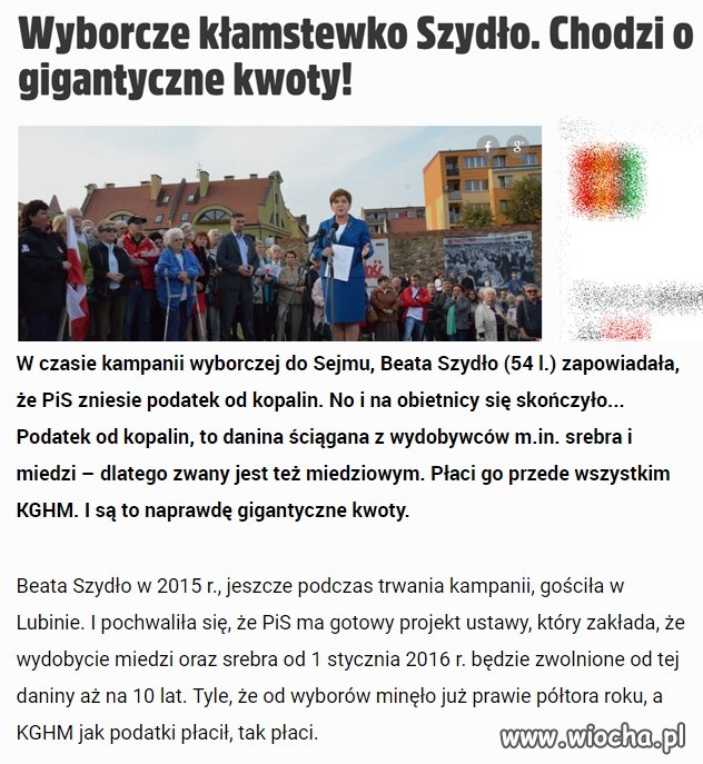 To jedno z wielu kłamstw i moje pytanie:jeśli za 