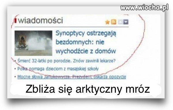 Prognoza pogody na jutro -20C