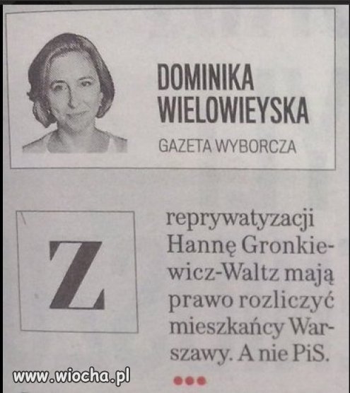 Spokojnie Pani Dominiko...