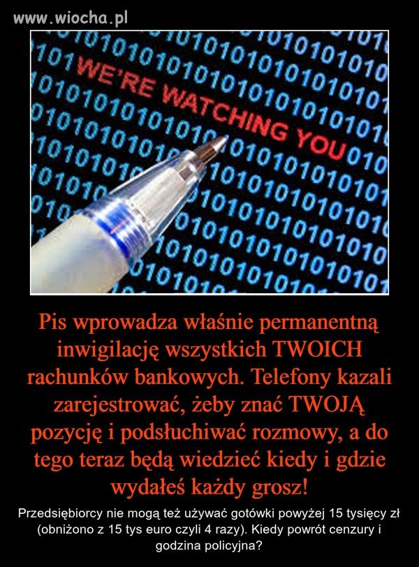 Bo mały wielki "brat" chce wiedzieć o Tobie 