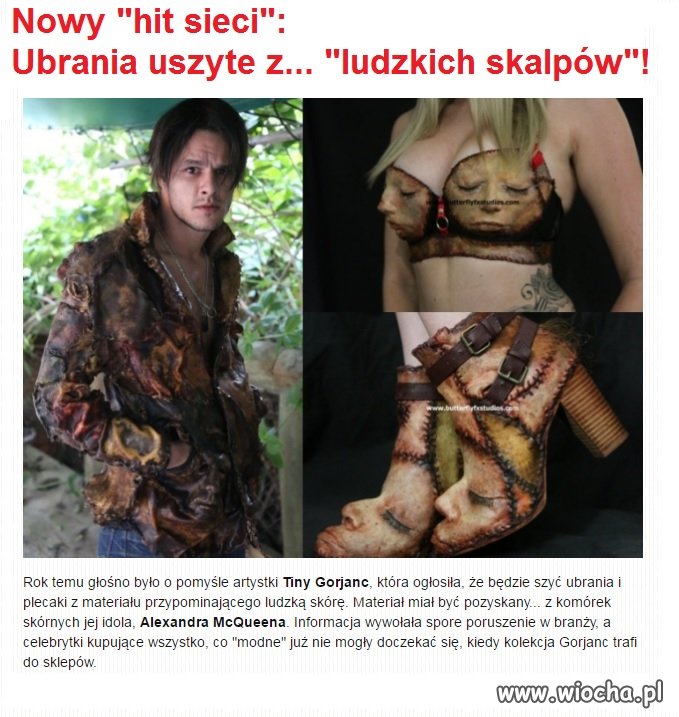 Naziści robili mydło z ludzi, lewaki robią ubrania
