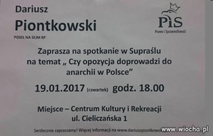 Spotkanie z posłem PiS