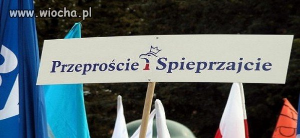 Niech przeproszą