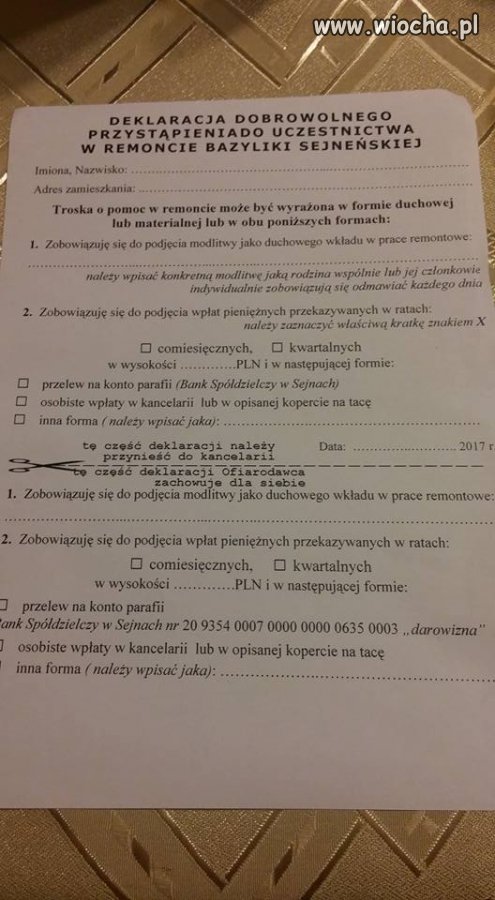 Duchowe deklaracje