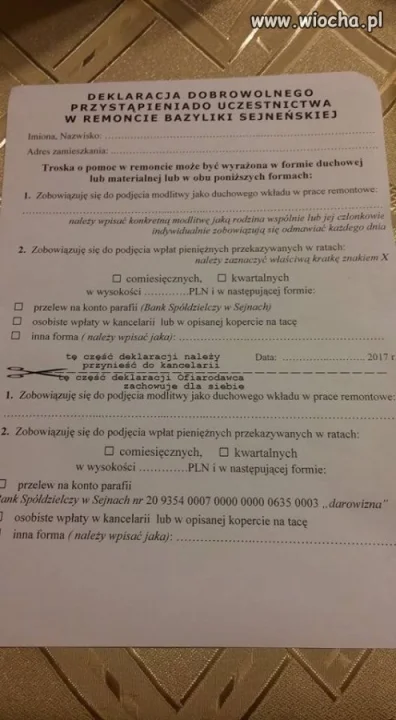 Duchowe deklaracje