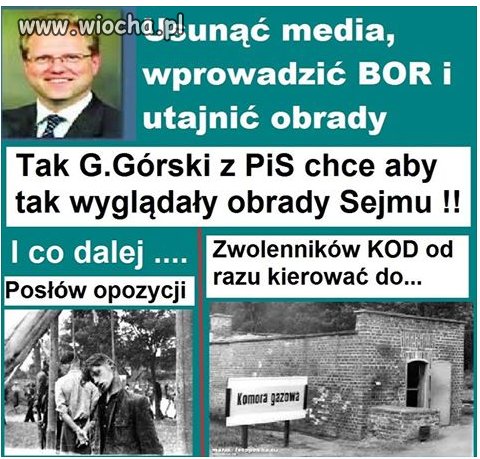 Kraty w sejmie już montują,mur w planach
