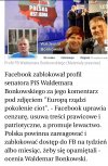 Rasowy burak z PiSu chce zablokowania fb w Polsce 