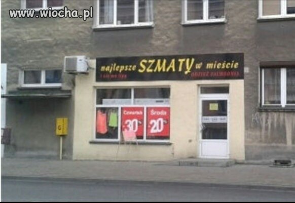 Sklep pewnej pani posłanki, podobno profesor