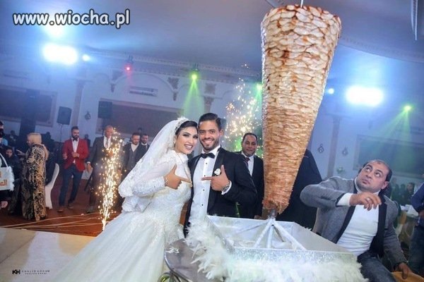Arabski tort weselny 