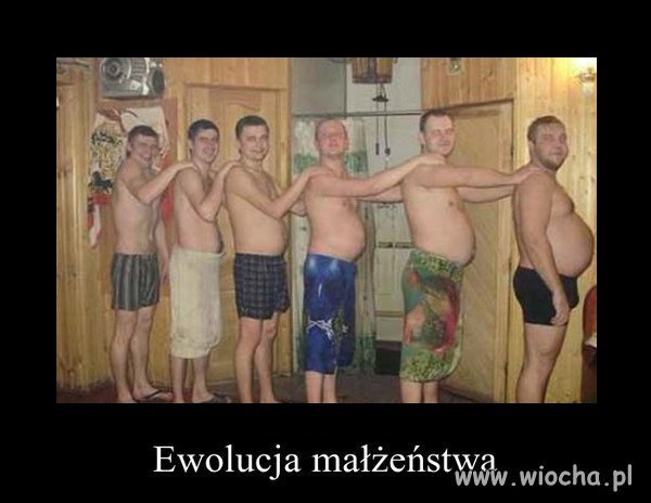 Etapy u mężczyzn po slubie