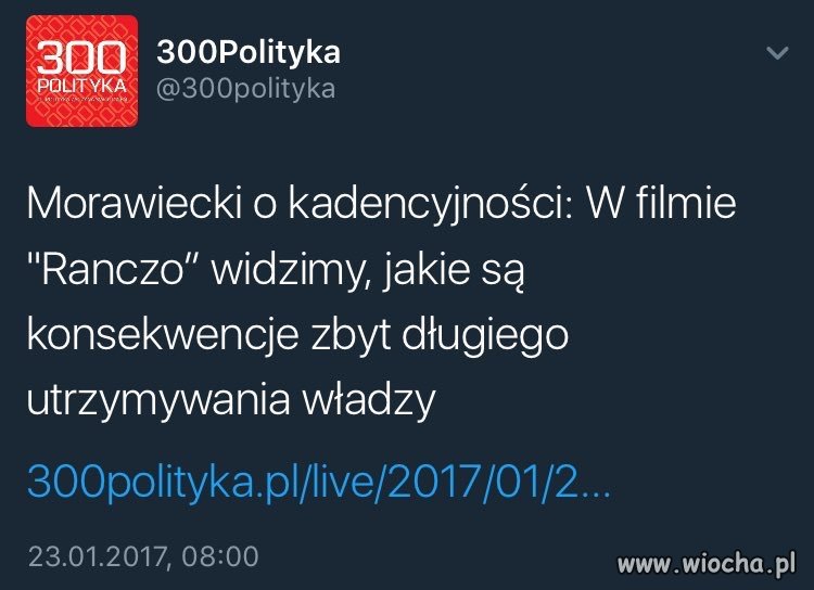 A ja Panu Morawieckiemu polecam Alternatywy 4