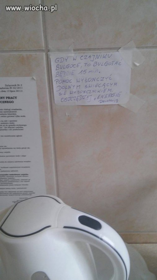 Instrukcja obsługi czajnika 