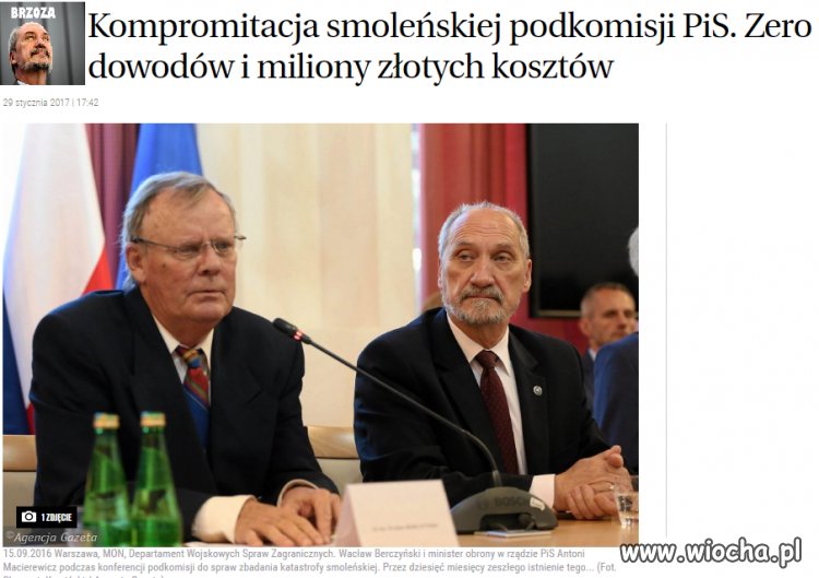 Komisja udowodniła jedno...