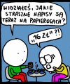 Napisy na paczce papierosów