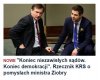Teraz wyroki bedzie wydawać Ziobro 
