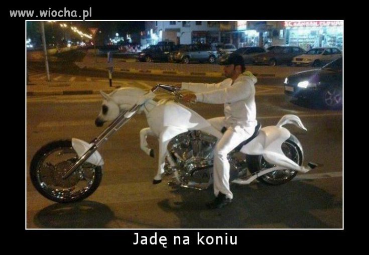 A tak wygląda książę na białym koniu.